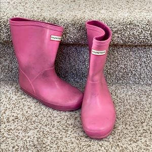 Hunter rain boots